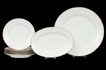 SERVISDELAR, ca 30 delar, porslin, "Swedish grace". Rörstrand, design Louise Adelborg.