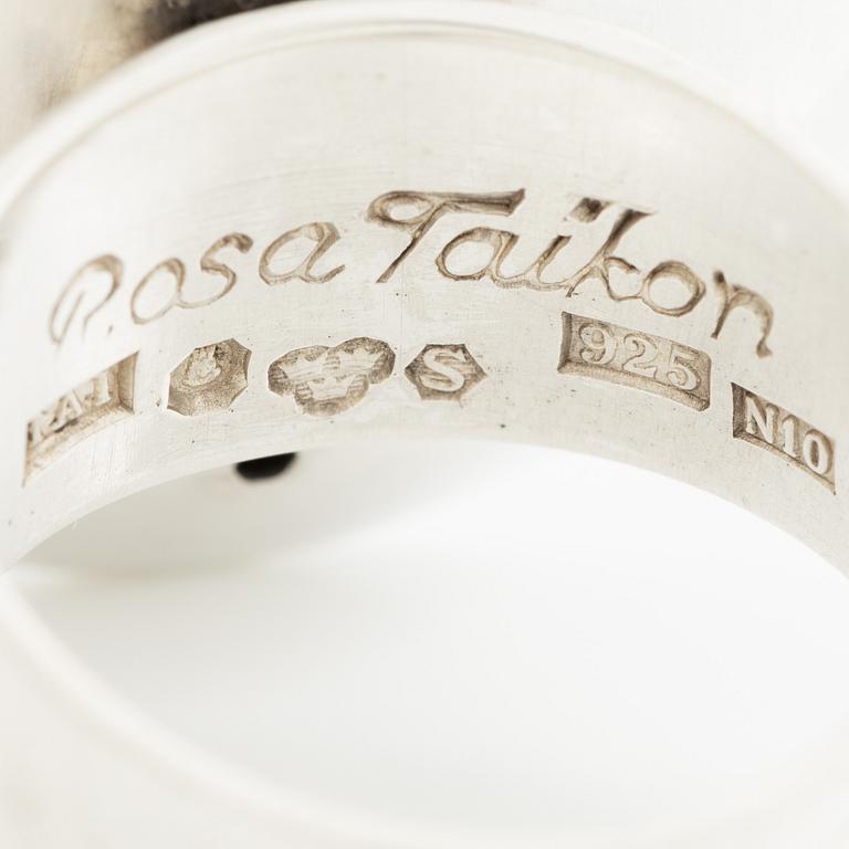 Rosa Taikon, a ring, sterling silver, Stockholm 1987.