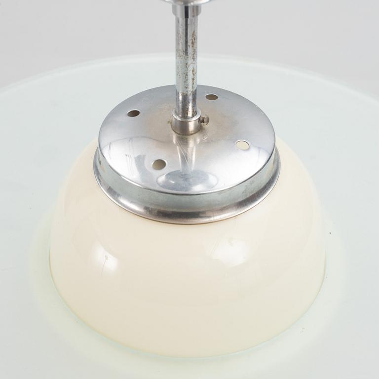 A 'Saturn' ceiling light, around mid 20th Century.