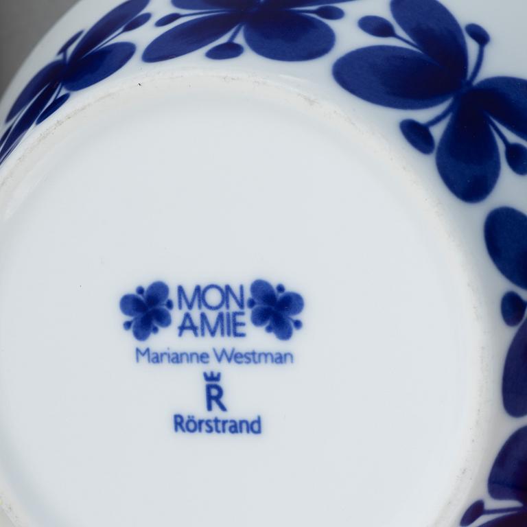 Marianne Westman, servis, 34 delar, porslin, "Mon Amie", Rörstrand.