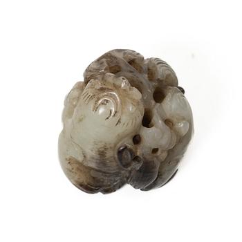 A group of four Chinese stone figures, 20th century.