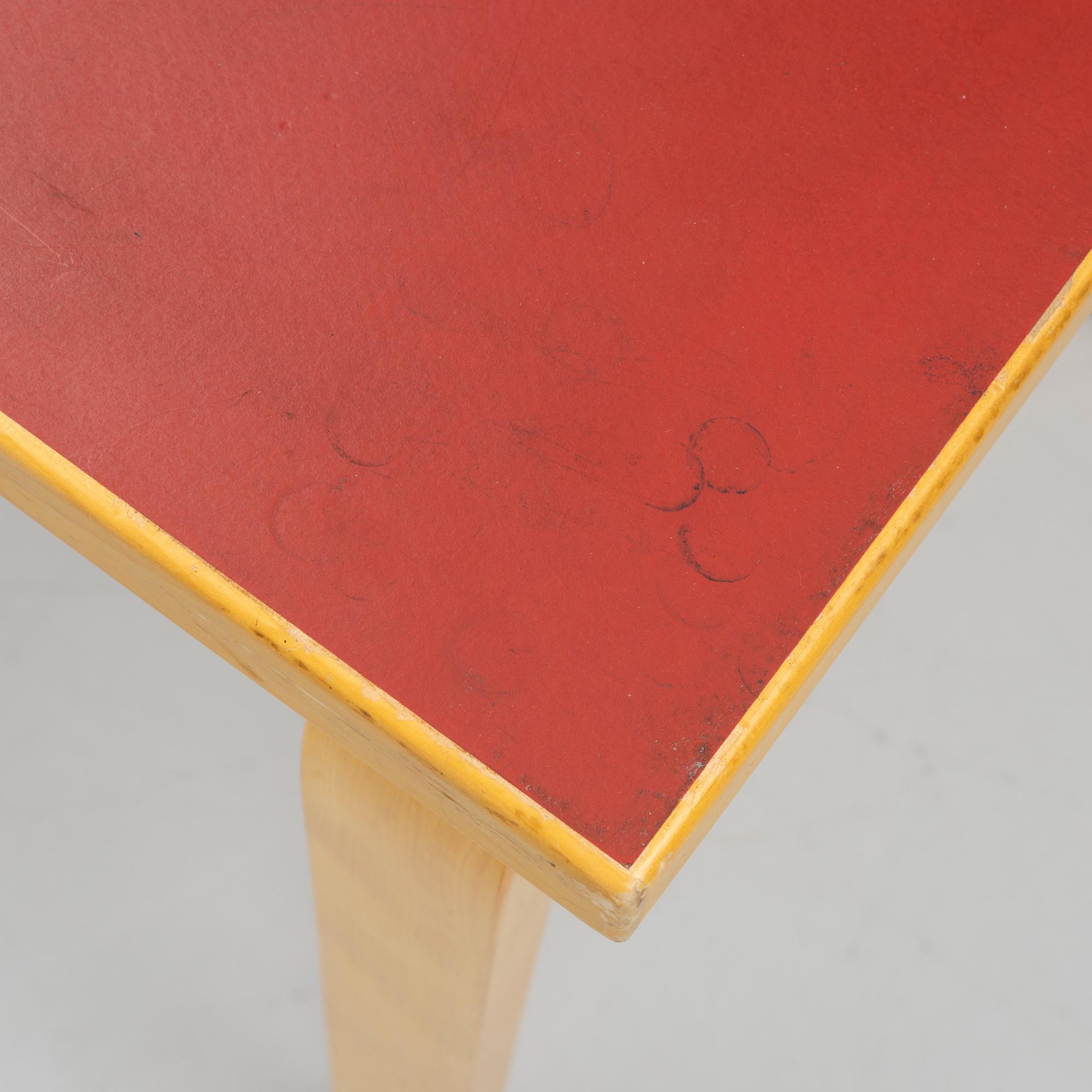 Alvar Aalto, A table, Artek, second half of the 20th century.