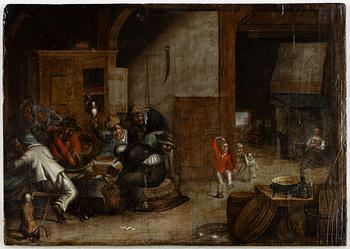 Adriaen Brouwer, in the manner of, 16th/17th century, Tavern Scene.