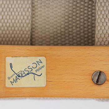 Bruno Mathsson, a "Pernilla 3" lounge chair, Firma Karl Mathsson, Värnamo, Sweden, 1940s.