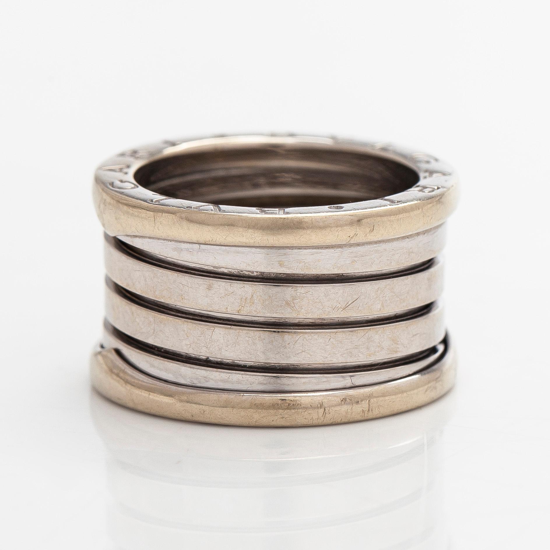 Bulgari, ring, "B.zero1", 18K vitguld.