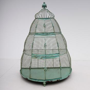 FÅGELBUR, metall, 1900-/2000-tal.