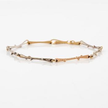 Ole Lynggaard bracelet 18K gold in three colours, design Charlotte Lynggaard.