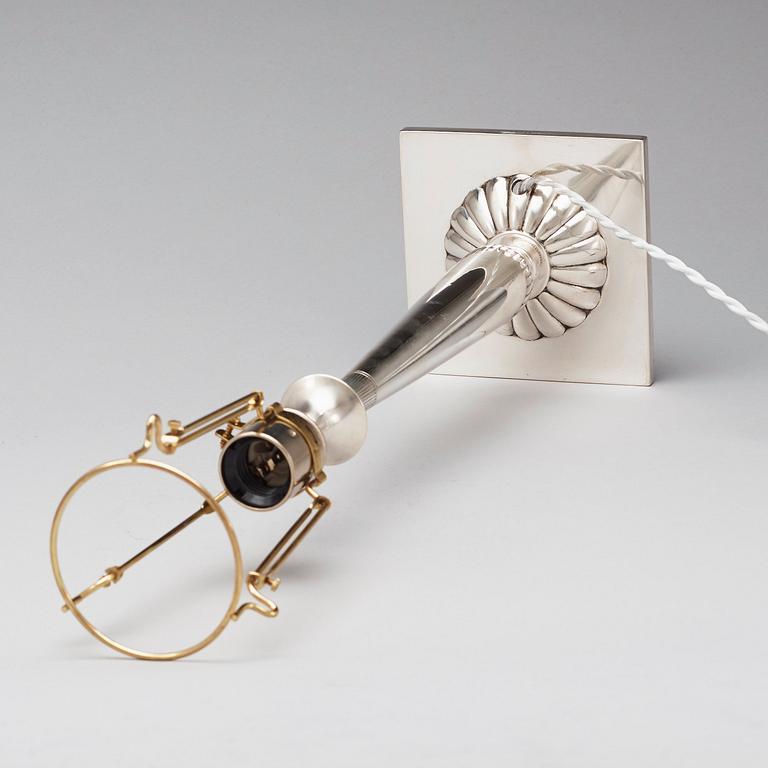 JUST ANDERSEN, bordslampa, Guldsmedsaktiebolaget Stockholm 1928.