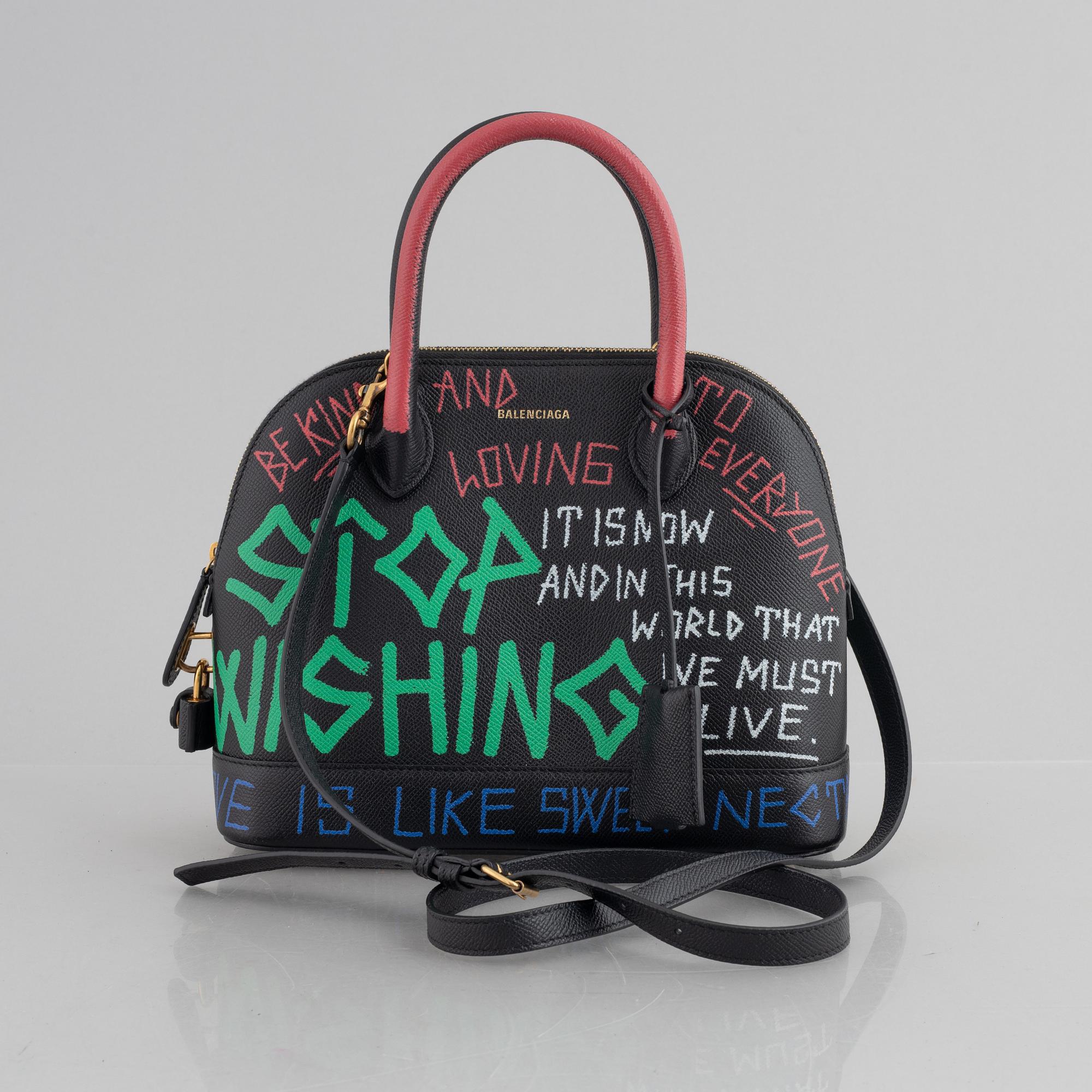 Balenciaga, bag, "Graffiti Ville".