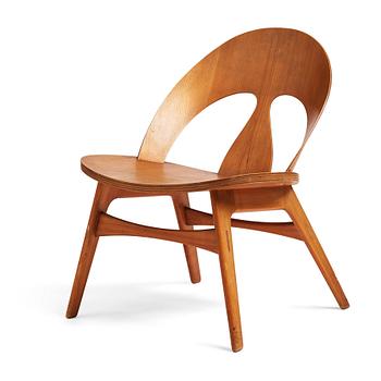 407. Børge Mogensen, a cherry chair, executed by cabinetmaker  Erhard Rasmussen, Denmark ca 1949.