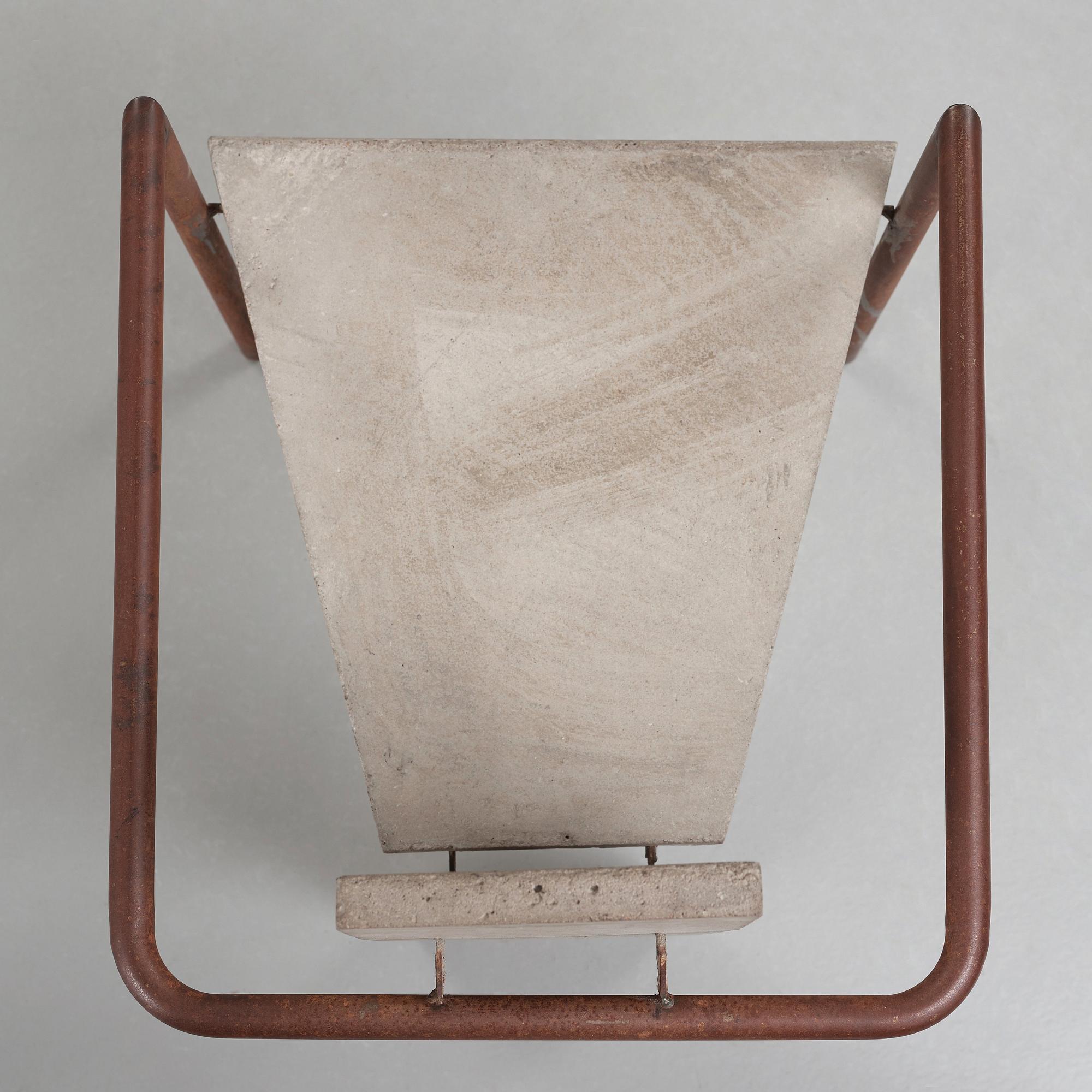 Jonas Bohlin, "Concrete", karmstol, Källemo, Värnamo 1981.