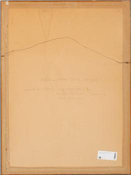 ALBERT SJÖSTRÖM, gouache, sign.