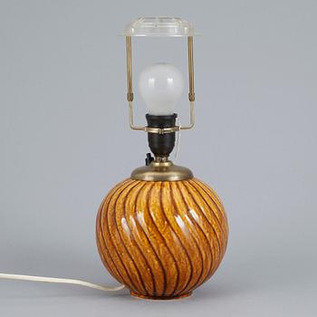 BORDSLAMPA, Gunnar Nylund, Rörstrand, 1900-talets mitt.