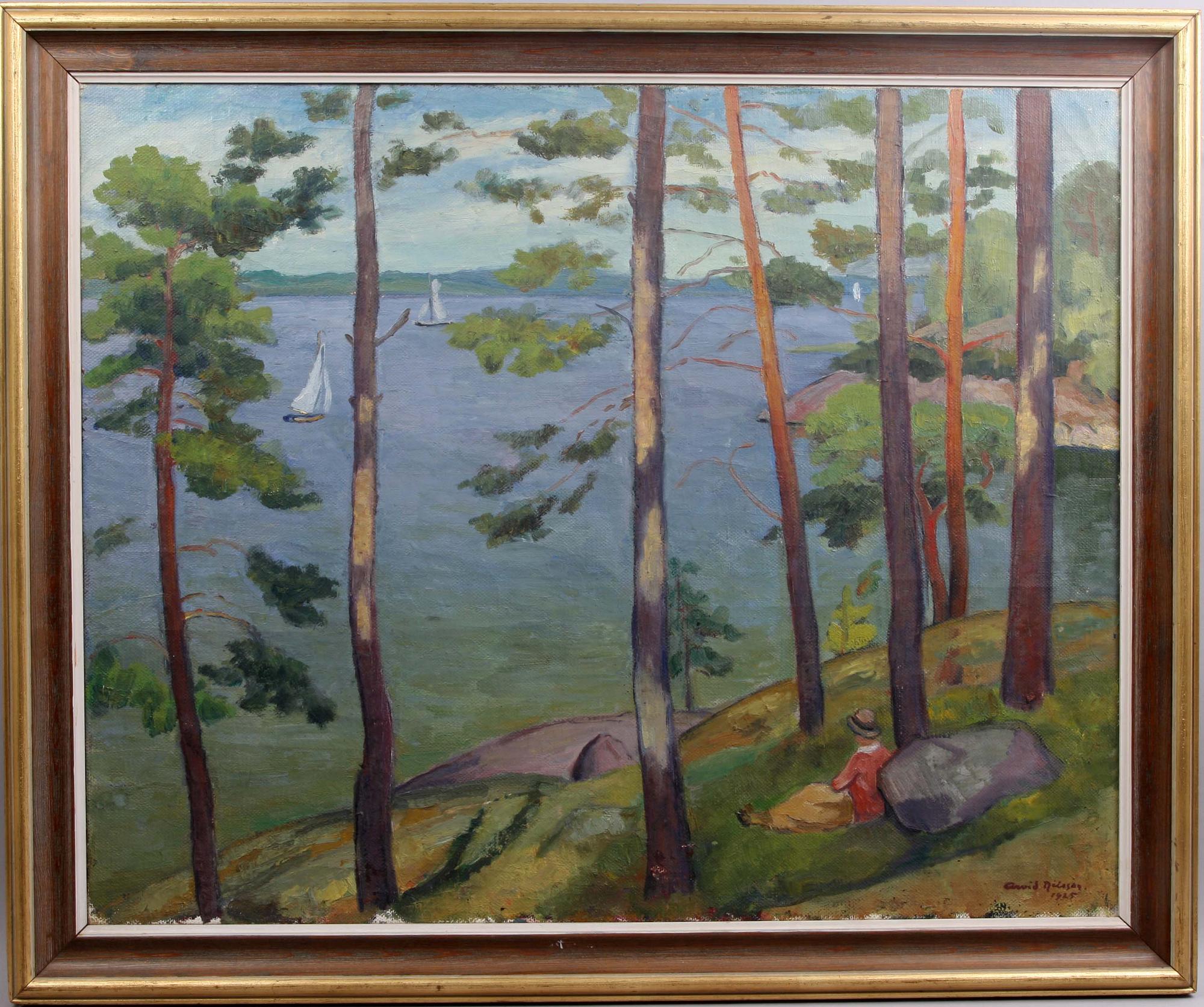 ARVID NILSSON, oljemålning på duk, sign o dat- 1925.