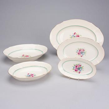 SERVIS, 33 delar, porslin, "Tellervo" Arabia, i produktion 1949-1958.