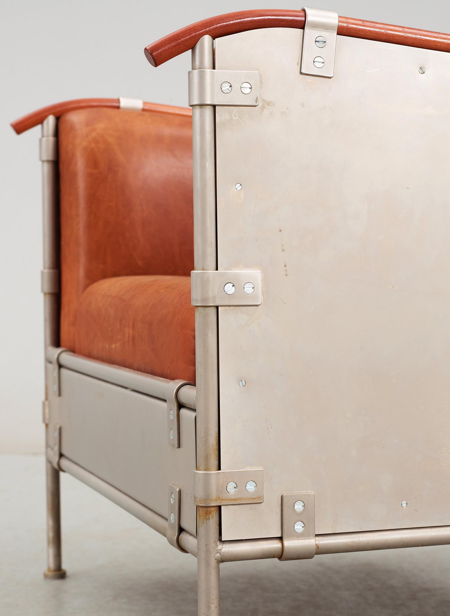 A Mats Theselius armchair 'Theselius Rex' by Källemo, circa 1995.