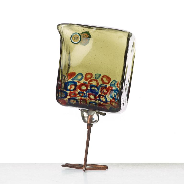 Alessandro Pianon, fågel, "Pulcino", Vistosi, Italien, 1960-tal, modell S191.