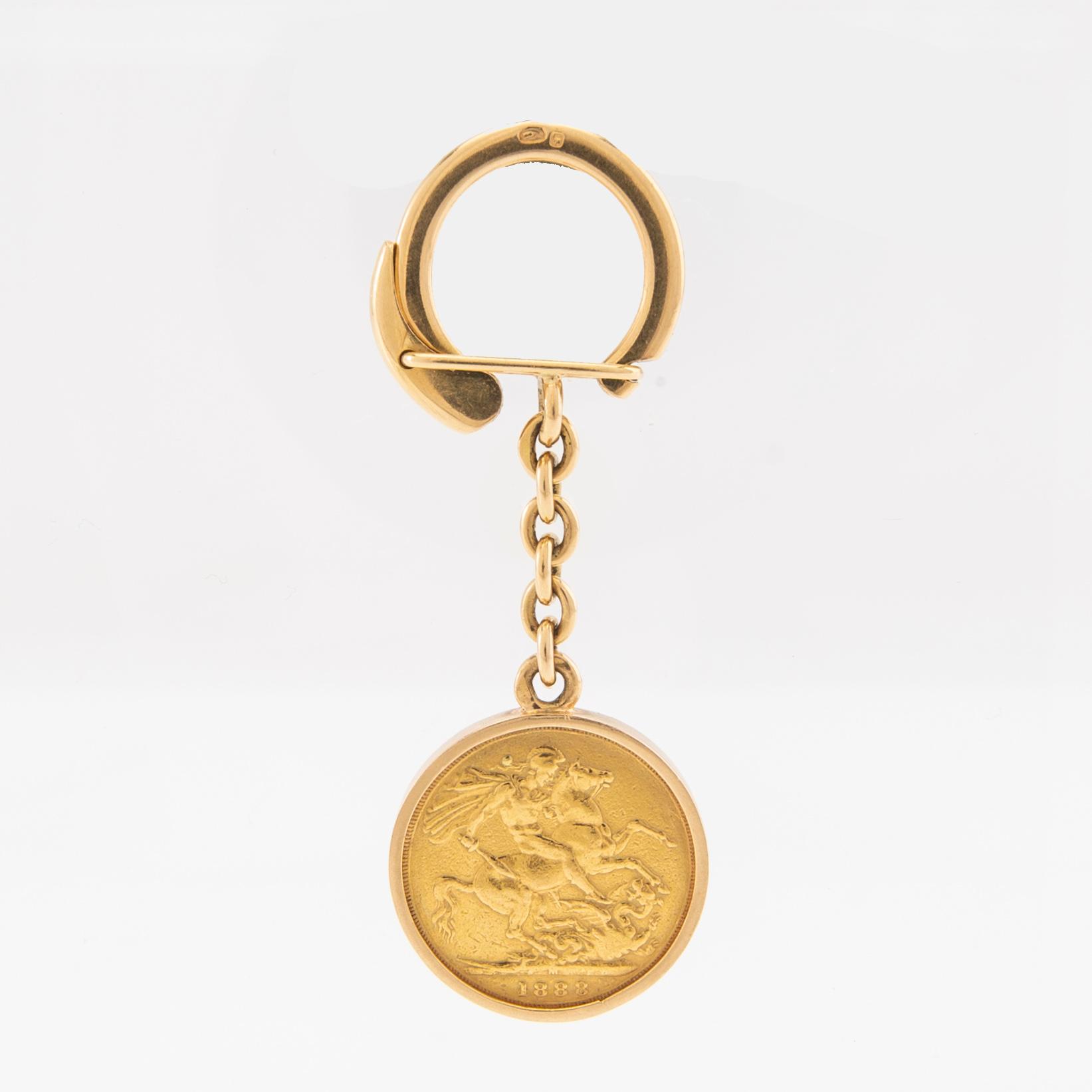 Gold coin Victoria D:G: BRITT:REG:F:D:, Great Britain 1888.