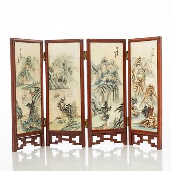 A table folding screen, China, 20th century/21st century.