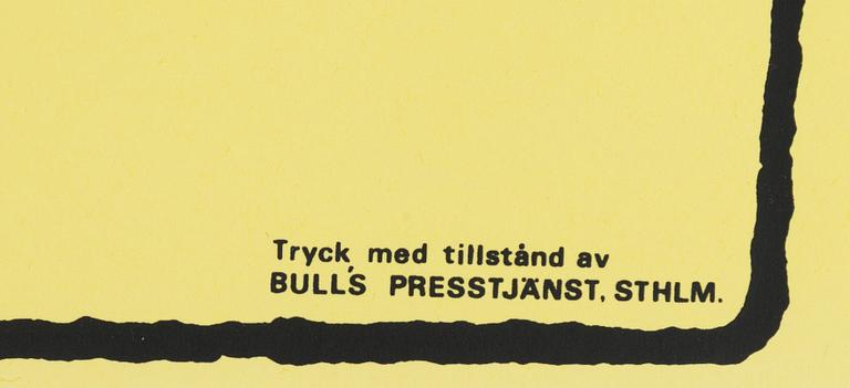 Moomin, offsetposter, "Oj".