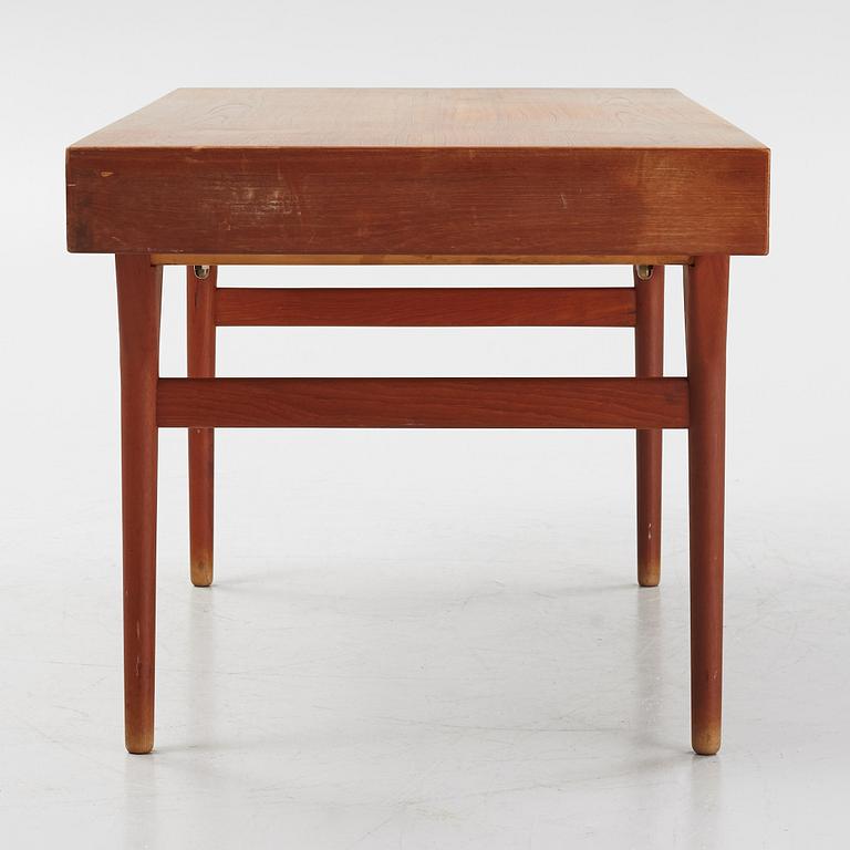 Nanna Ditzel, a teakwood desk from Søren Willadsen Møbelfabrik, Denmark, 1950's.