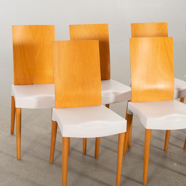 PHILIPPE STARCK, chairs , 6+1 , "Miss Trip", Kartell, Ca 2000.