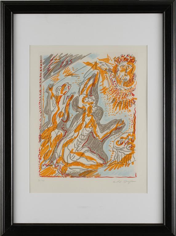 ANDRÉ MASSON, färgetsning, signerad och numrerad 35/70.