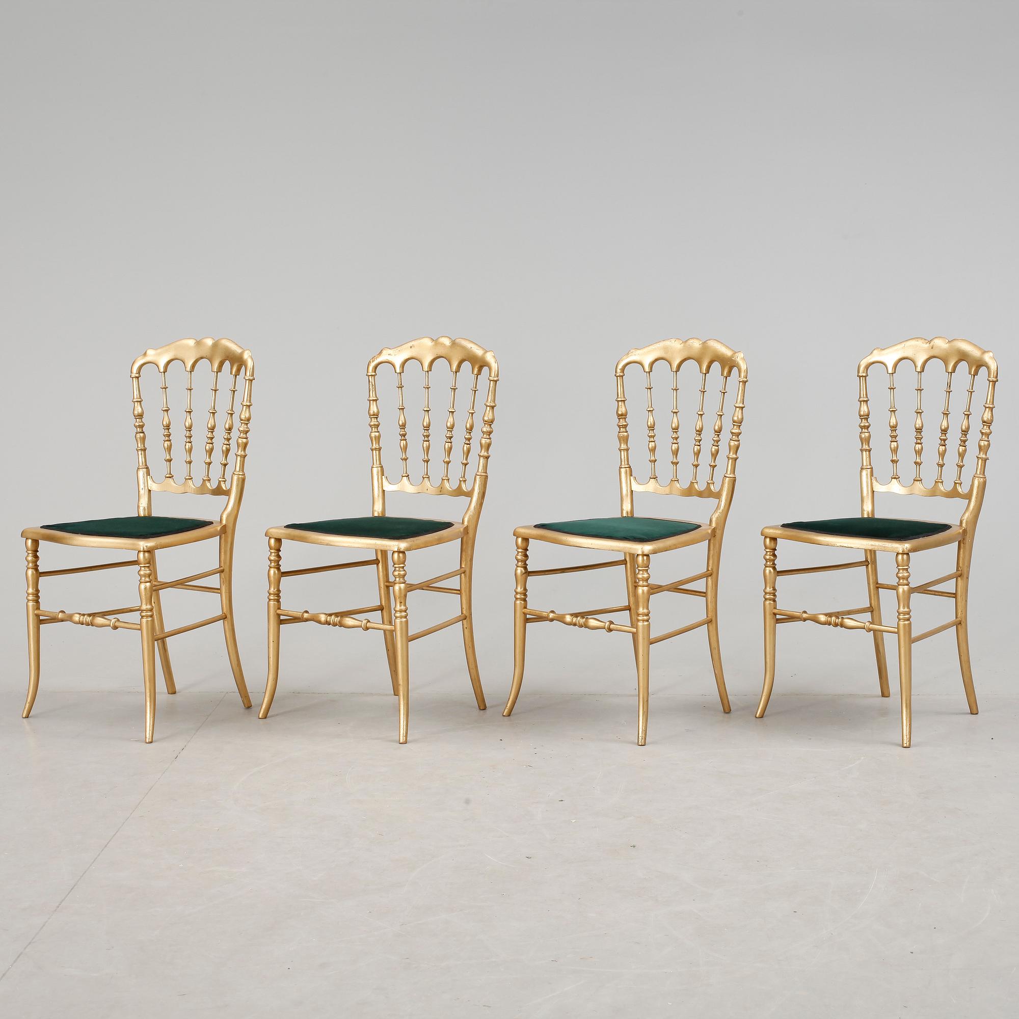 SOFFGRUPP, 5 delar, "Chiavari", tidigt 1900-tal.