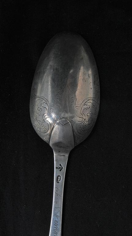 SKED, silver, okänd mästare, märkt 1735.