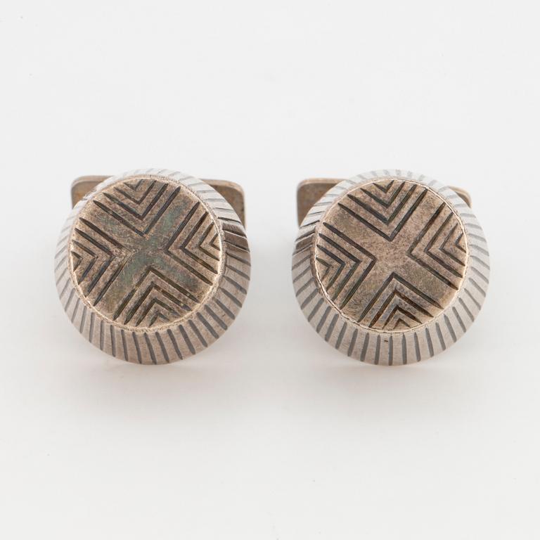 ELON ARENHILL, Gustaf Dahlgren & Co, cufflinks, silver.