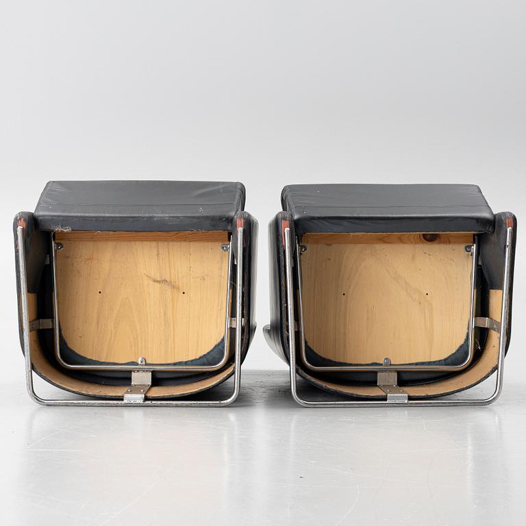 Börge Lindau, Armchairs, a pair, "Solo XL", late 20th century.