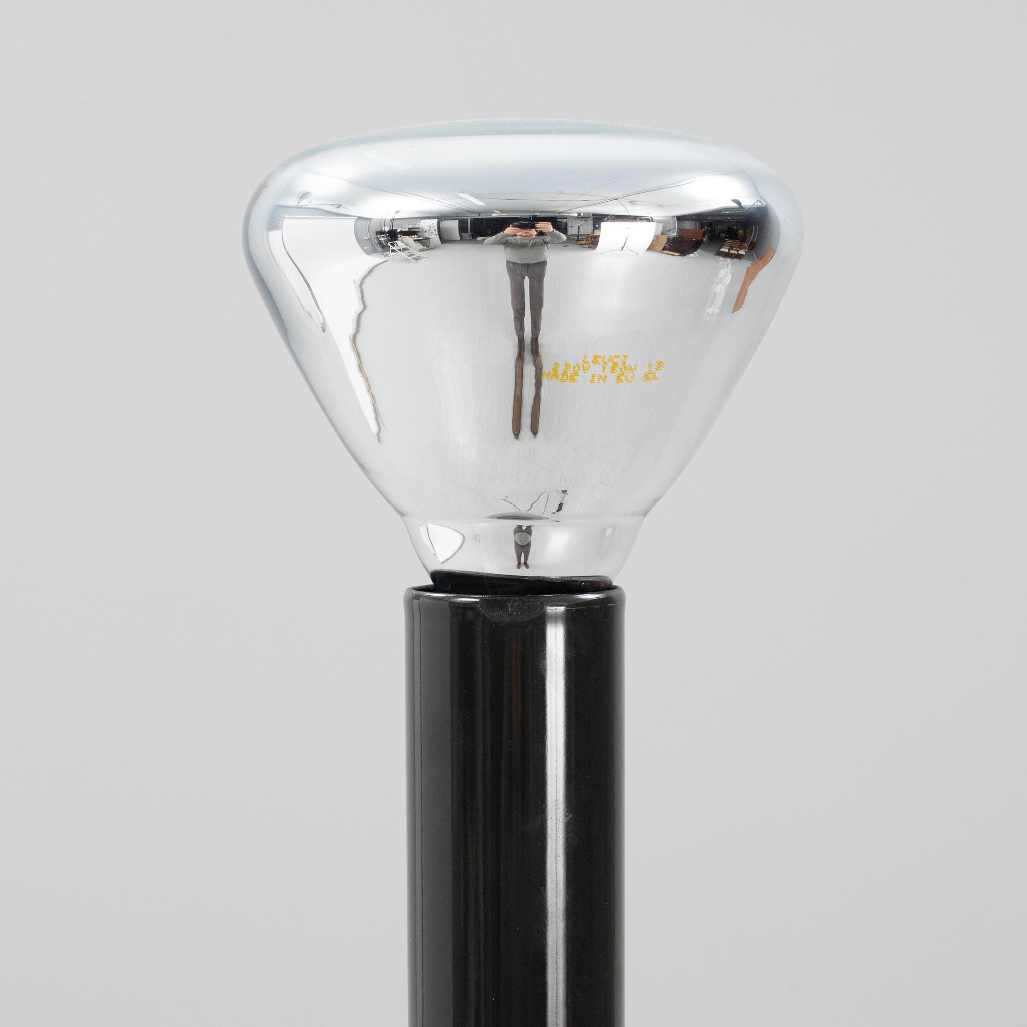 A 'Luminator' floor lamp by Achille & Pier Giacomo Castiglioni for Flos, designed 1954.