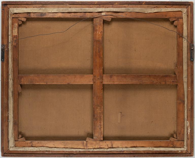 FRED MILNER, lil on canvas, signed.