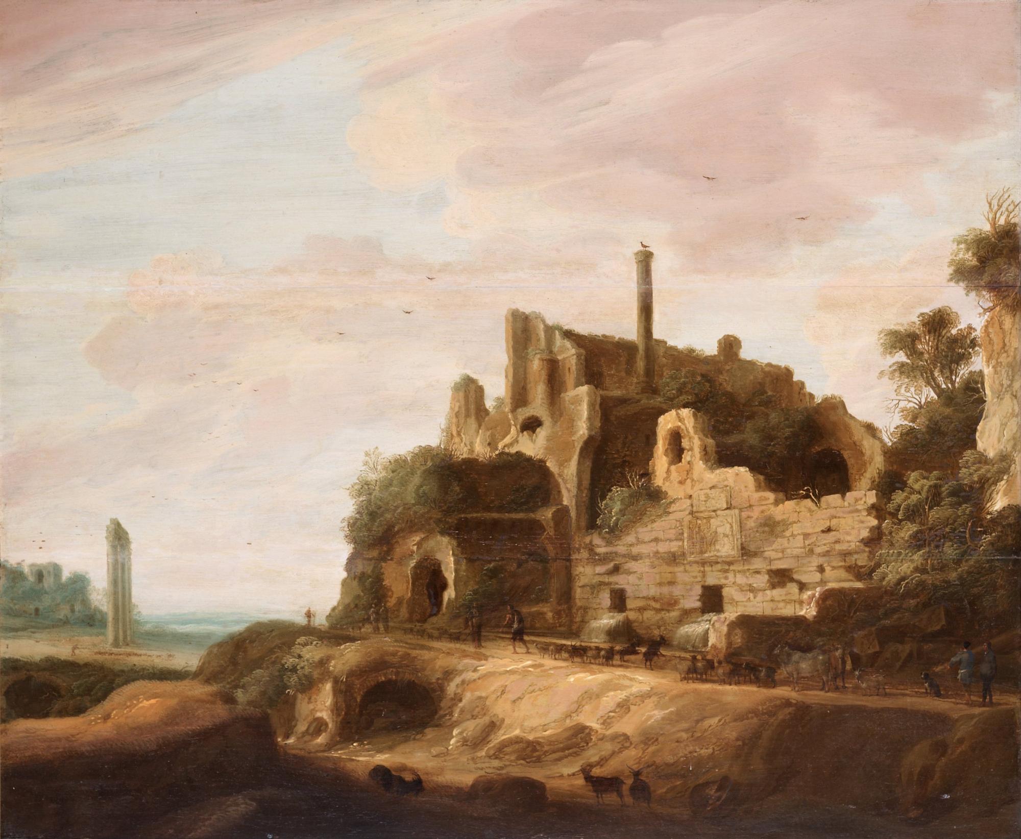 PIETER ANTHONISZ. VAN GROENEWEGEN, Tillskriven, olja på pannå, ej sign.