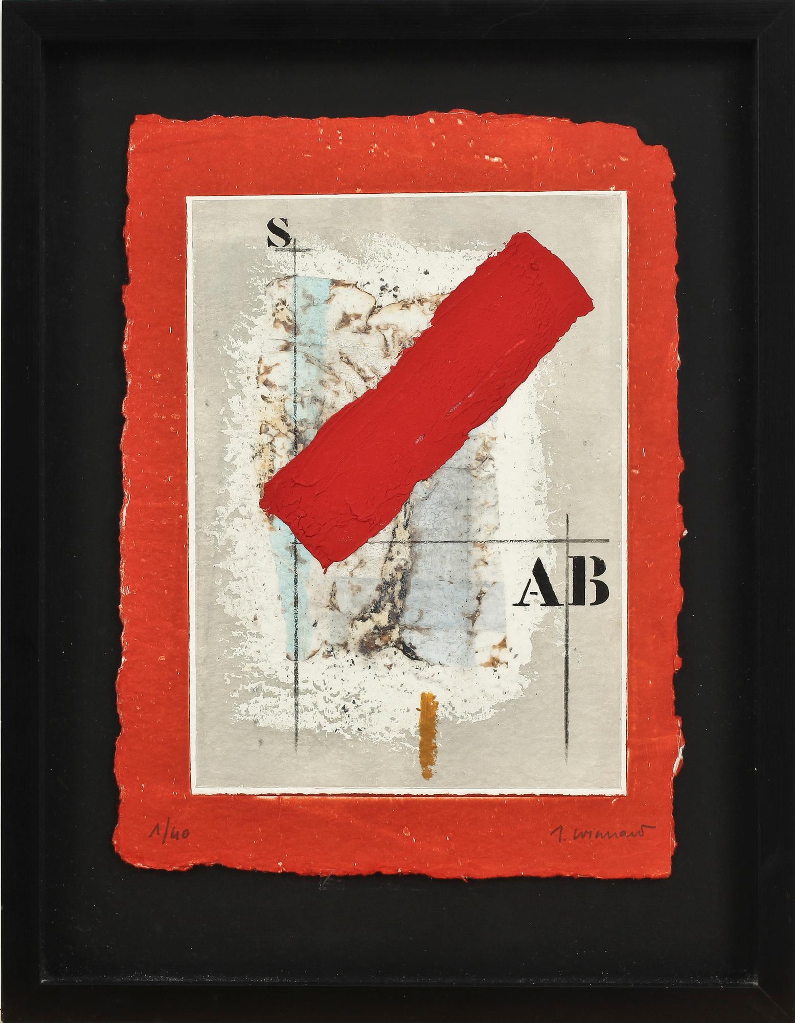 JAMES COIGNARD, carborundumetsning, sign o numr 1/40.