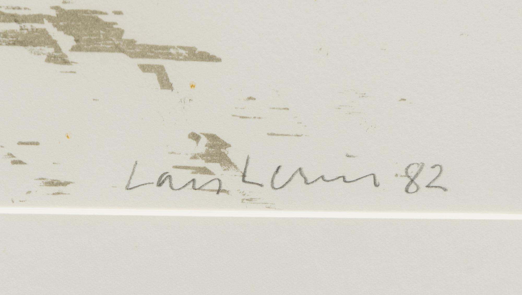 Lars Lerin, Motif from Lofoten.