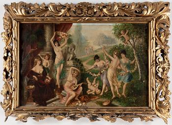 UNKNOWN ARTIST, around 1900. Oil on canvas, signed Baldy.