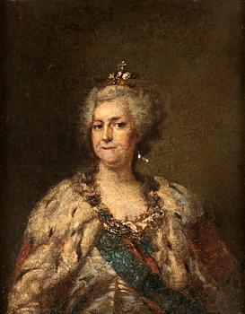 1257. Giovanni Battista Lampi Hans krets, "Kejsarinnan Katarina den Stora" (1729-1796).