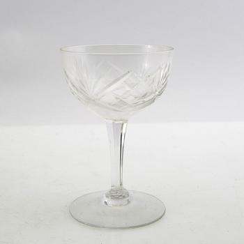 Service 52 pcs, early 20th century, cut glass.