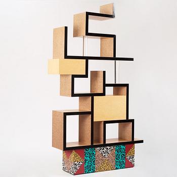 Ettore Sottsass, a "Max" bookcase, Memphis, Italy, post 1987.