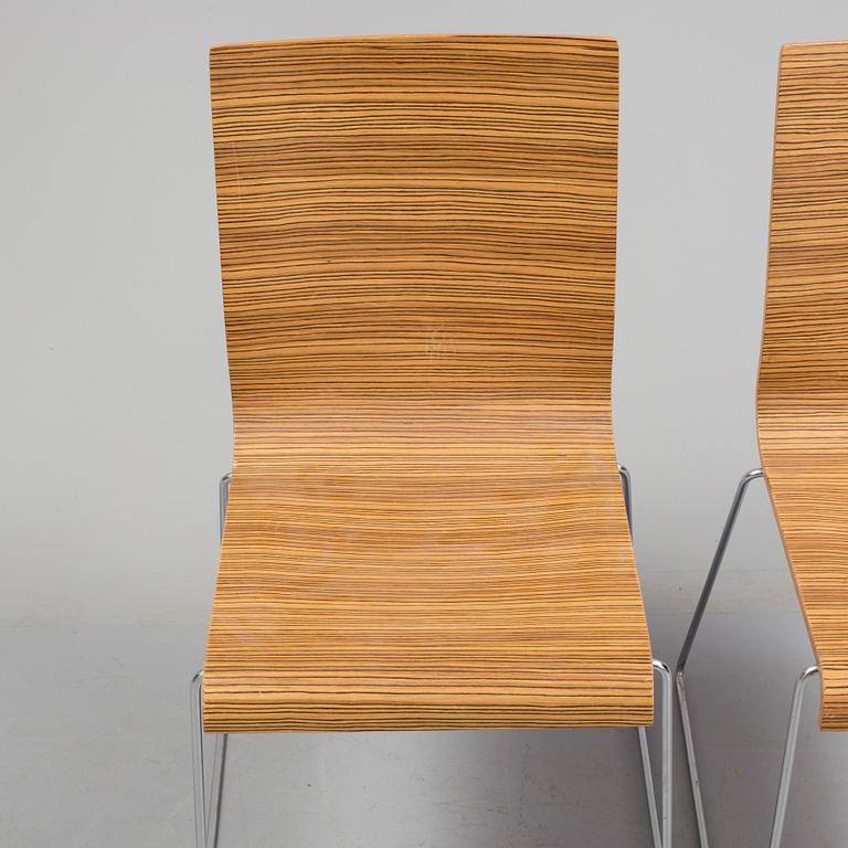 STOLAR, 6 st, Kuadra chair 1321, Pedrali, Italien.