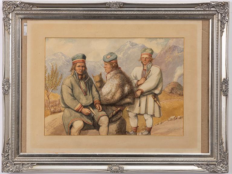 Svensk konstnär, 1800-tal, Samiska bröder.