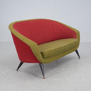 SOFFA, "Tellus" design Folke Janson för S M Wincrantz Möbelindustri AB 1950-tal.