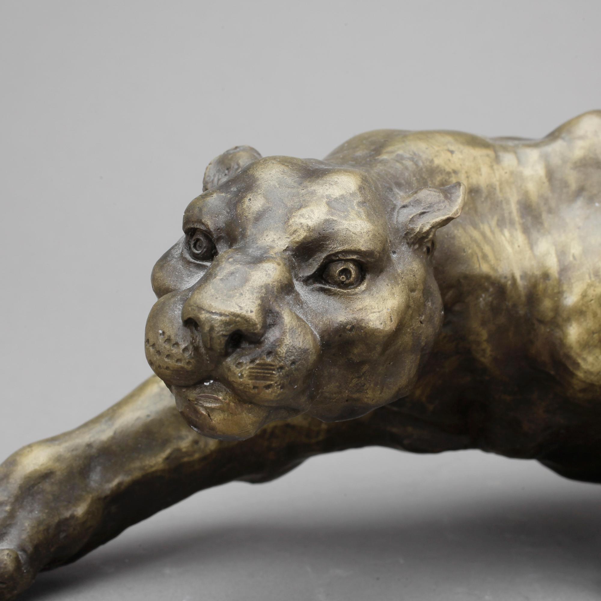 SKULPTUR, patinerad brons, 1900-tal.