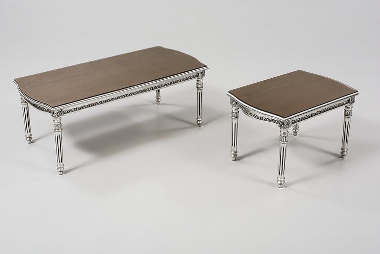 SIDOBORD, 2 st, gustaviansk stil, 2000-tal.