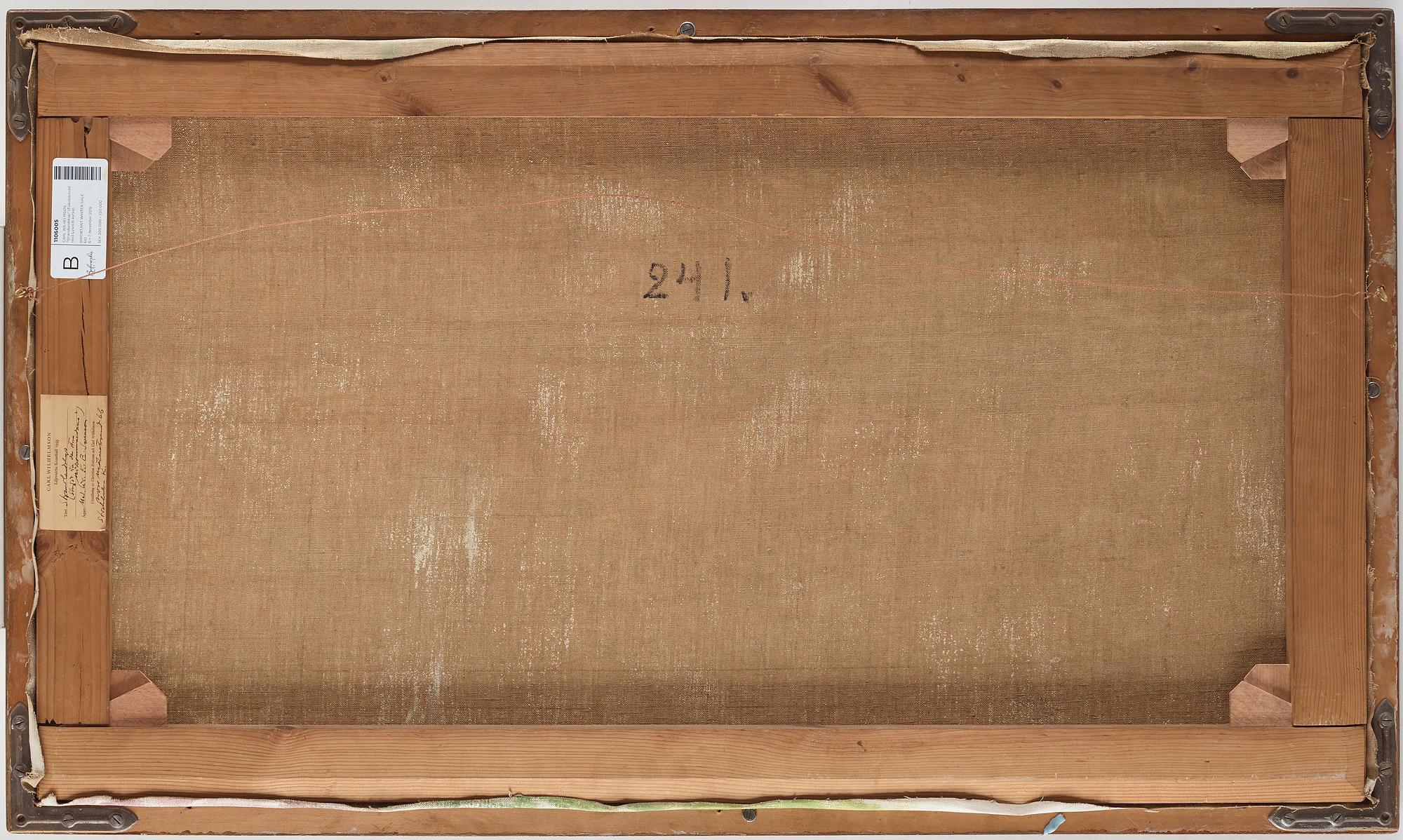 Carl Wilhelmson, "Strandlandskap" (Fiskebäckskil med Lysekils kyrka).