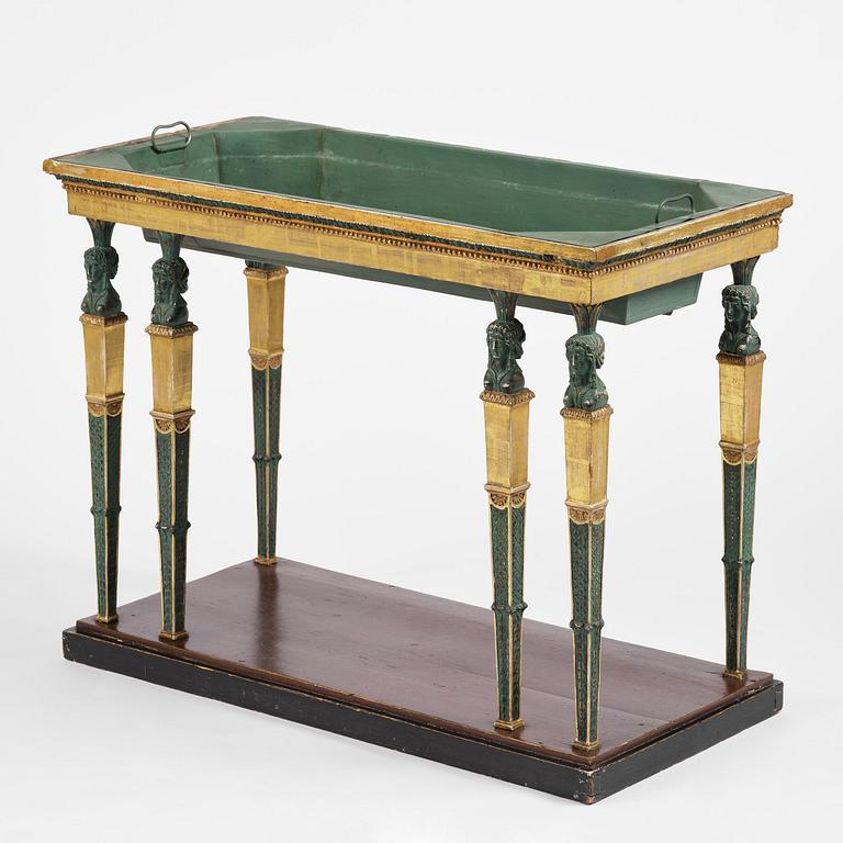 Konsolbord, Stockholmsarbete, omkring år 1800, Sengustavianskt.