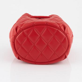 Balenciaga, A 'Small Quilted Leather B Bucket Bag'.