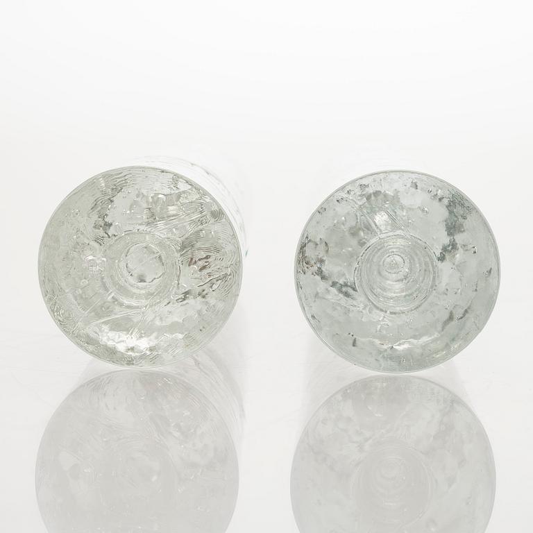 Timo Sarpaneva, kynttilänjalkapari, "Arkipelago"-sarja, Iittala.