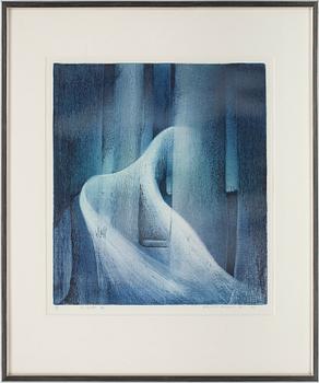 OKÄND KONSTNÄR, etsningar 6 st, Japan, otydl. signatur, numrerade.